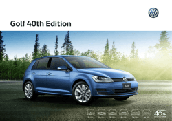 Golf 40th Edition