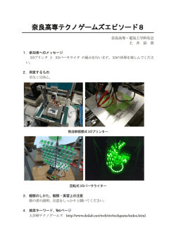 奈良高専テクノゲームズエピソード8