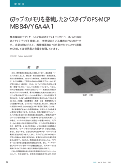 6チップのメモリを搭載した2バスタイプのPS-MCP