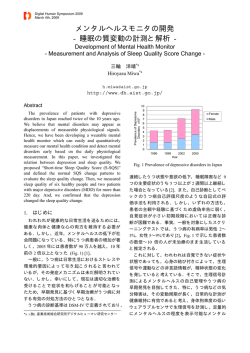 Development of Mental Health Monitor