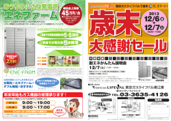 おうちの小さな発電所 - 東京ガス ライフバル東江東