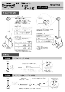 置くだけポール君 簡易説明書
