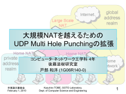 NAT越え - GOTO Laboratory
