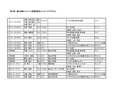第74回 福山音楽コンクール受賞者記念コンサートプログラム