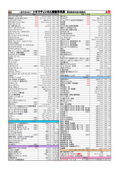 6月 一目で分かる！ シネマチャンネル番組早見表 6