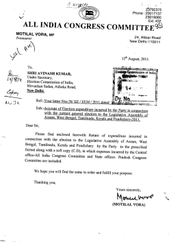 卜1-― F - Election Commission of India