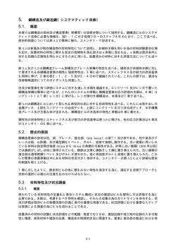 5. 鋼構造及び鋳造鋼（システマティック改修） 5.1. 概要 5.2. 歴史的側面