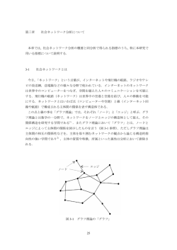第3章 社会ネットワーク分析について