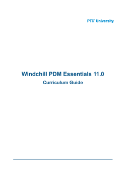 Windchill PDM Essentials 11.0