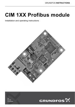 CIM 1XX Profibus module