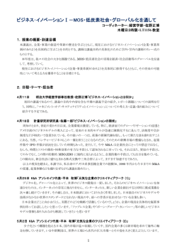 木曜日 3時限目 前期(1156教室)