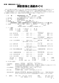 御影散策と酒蔵めぐり