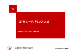 GTM ロードバランス方式