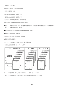 【用紙のセット方法】 定期検査報告書（三十六号の六様式） 建築物概要書