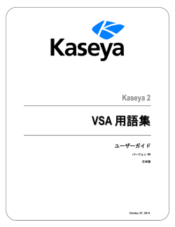 VSA 用語集