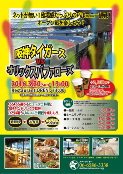 13:00 2016.3.20(sun) 13:00