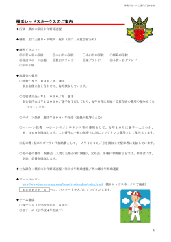 横浜レッドスネークスのご案内