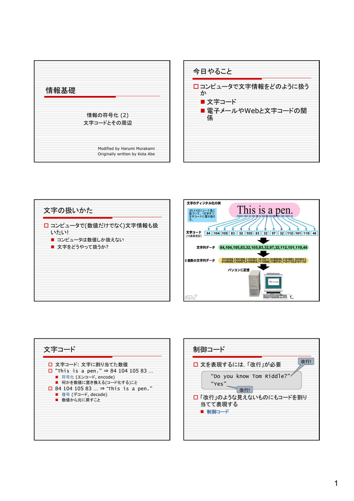 文字コード 文字コード