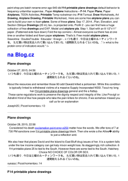 F14 printable plane drawings