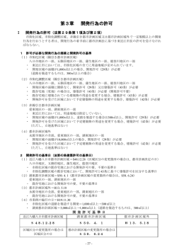 第3章 開発行為の許可