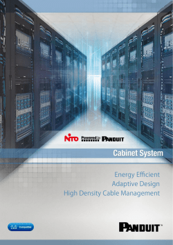 Energy Efficient Adaptive Design High Density Cable Management
