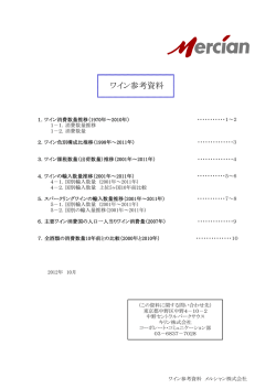2012年 日本のワイン市場