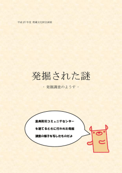 発掘調査のようす