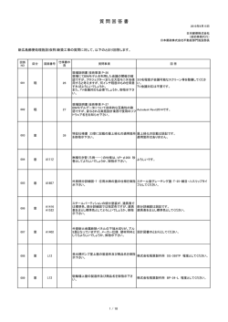 質問回答書 - 日本郵政