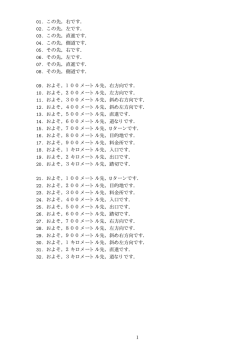 01. この先， 右です．