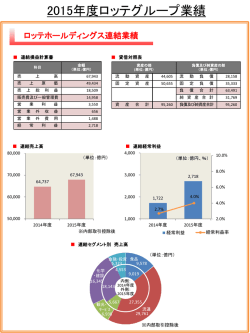 2015年度業績