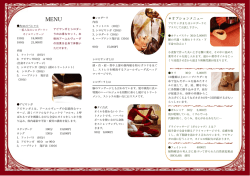 ＊オプションメニュー ＊オプションメニュー