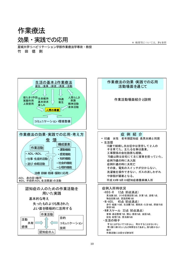 作業療法 認知症ケアplus