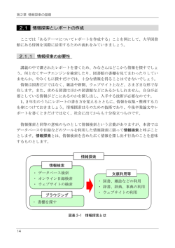 2.1 情報探索とレポートの作成