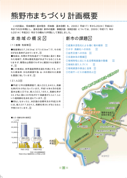 熊野市まちづくり計画概要