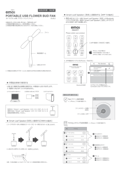 PORTABLE USB FLOWER BUD FAN