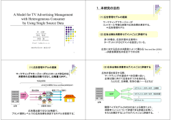 A Model for TV Advertising Management with Heterogeneous