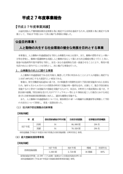 事業報告（PDF）