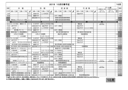 10月 - 栃木県体育協会