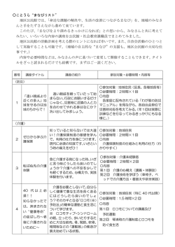 ことうら&ldquo;まなびリスト&rdquo; 地区公民館では、「身近な課題の解決や、生活の