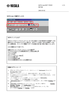 MI70LINK 手順書 操作編