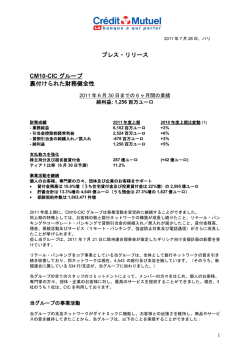 COMMUNIQUE DE PRESSE - Banque F&eacute;d&eacute;rative du Cr&eacute;dit Mutuel