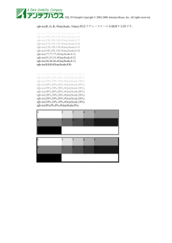 rgb-icc(R, G, B, #GrayScale, Value) 指定でグレースケールを描画する