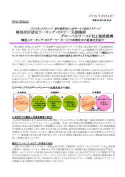 韓国政府認定ワーキング・ホリデー支援機関 グローバルワールド