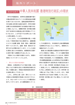 中華人民共和国「香港特別行政区」の現状
