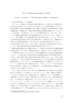 21 第 2 章 国民経済 national economy と世界市場 第 1 節 不完全市場