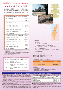 添乗員同行!! イスラエル(大韓航空利用)