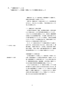 2．「健康日本21」