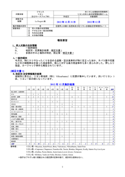 12月 - 在リヨン領事事務所