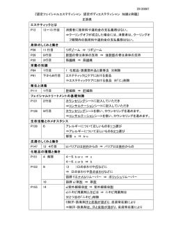 認定フェイシャルエステティシャン 認定ボディエステティシャン 知識と例題