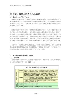 第7章：職位とコンプライアンス